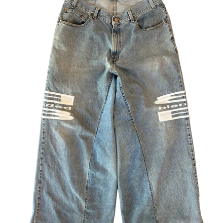 "BLENDED MONOGRAM" JEANS